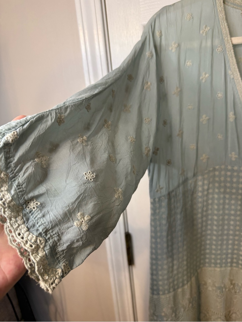 Johnny Was Embroidered V-Neck Tunic - Picture 3 of 5